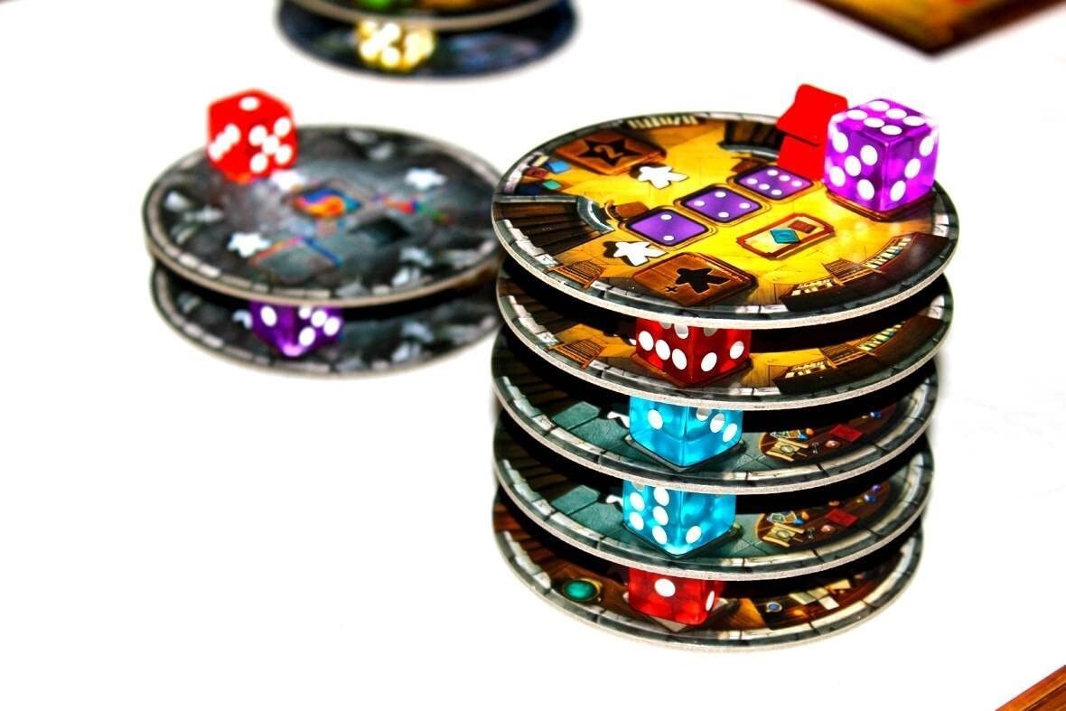 New! The Towers of Arkhanos Board Game IDW Games Wizard Dice Build Harry Potter