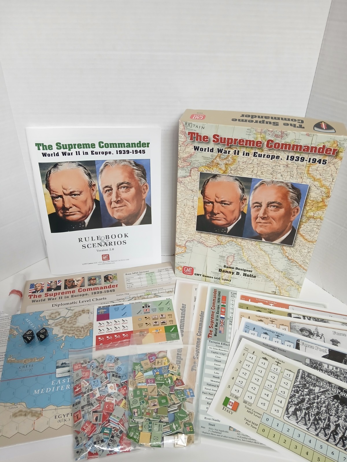 The Supreme Commander: World War II in Europe, 1939-1945 GMT Games WW2