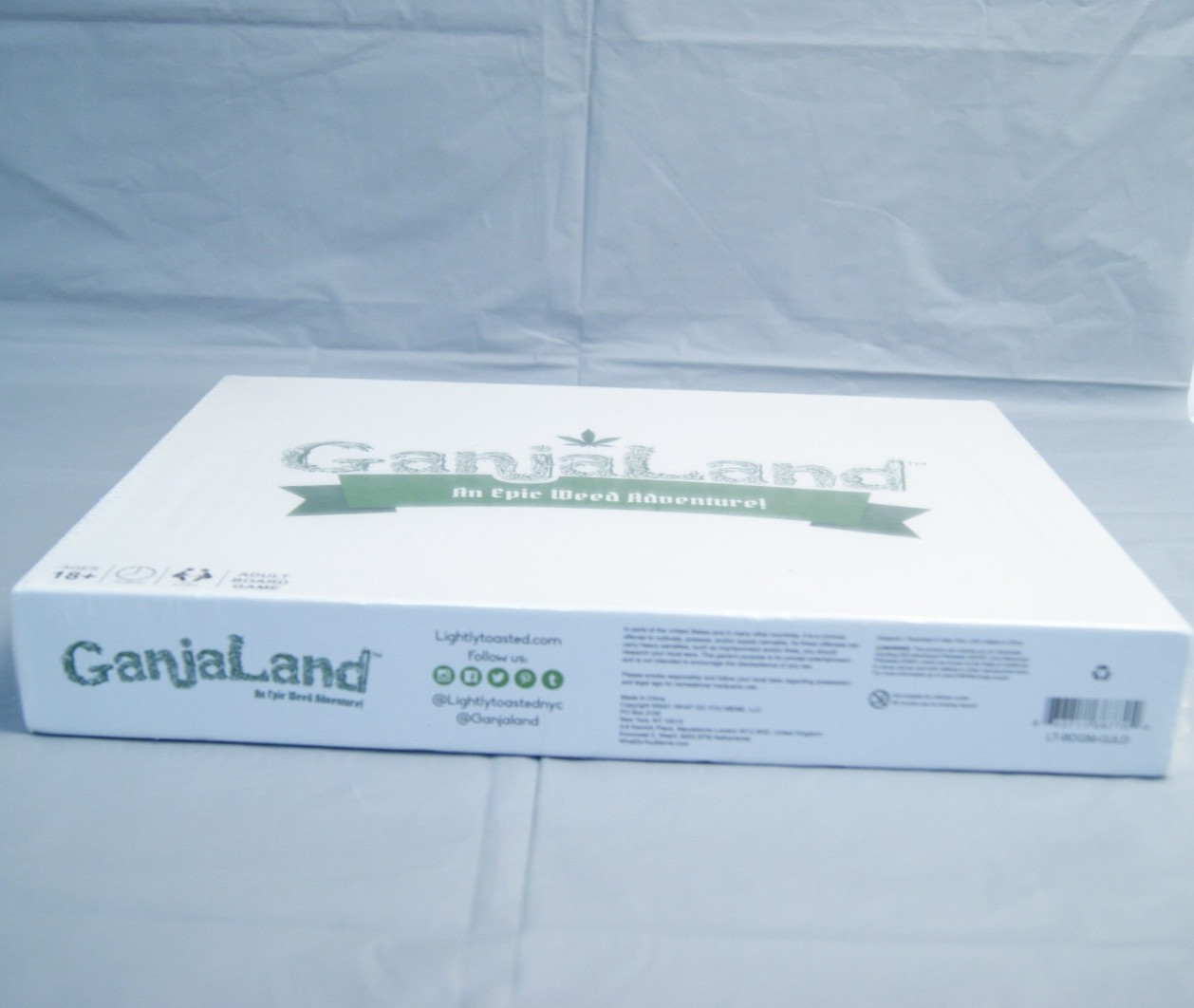 GanjaLand Board Game An Epic Weed Adventure Lightly Toasted NEW SEALED