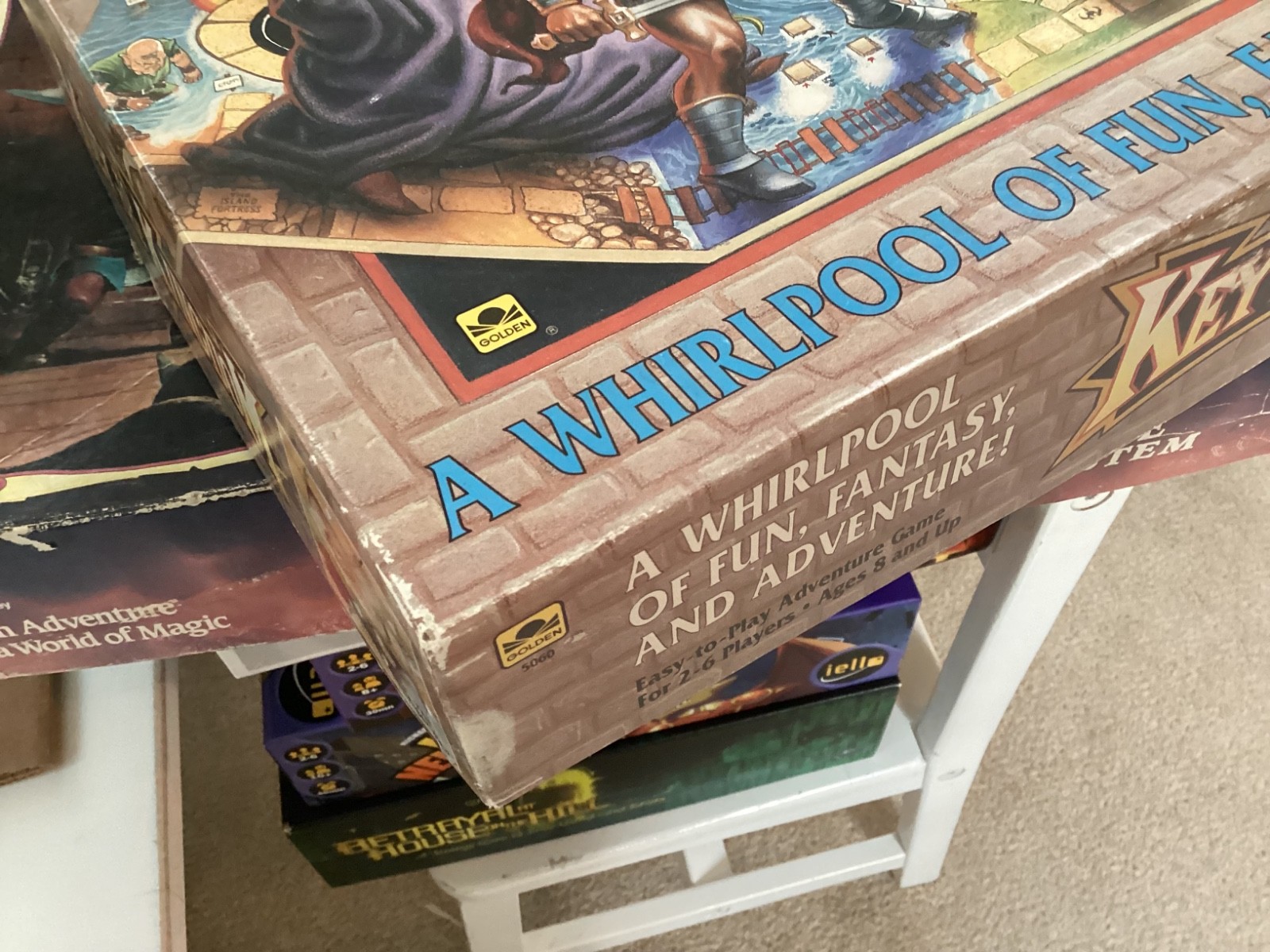Key to the Kingdom Board Game COMPLETE! Golden 1992