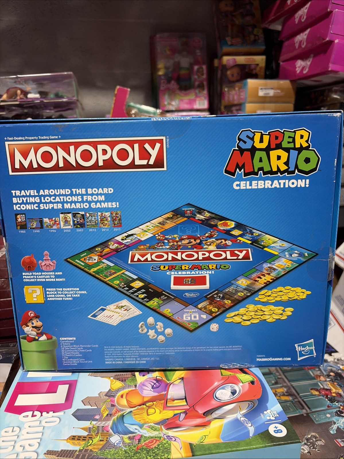 Super Mario Monopoly: Celebrate Fun with Kids, 8+ Board Game Adventure
