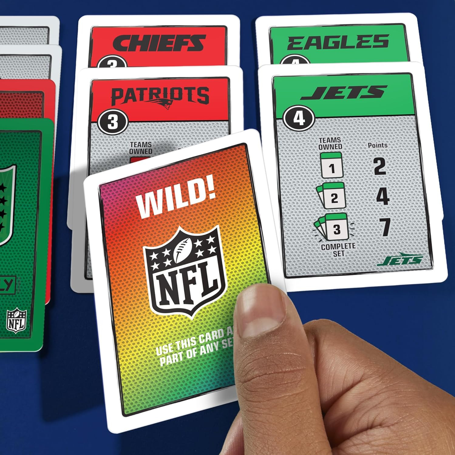 Deal NFL Edition Game | Officially Licensed NFL Card Game for Families and Kids