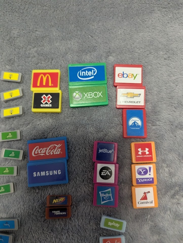 Monopoly Empire Edition Hasbro 2013 Misc. Branded Tower Tiles – Great Condition
