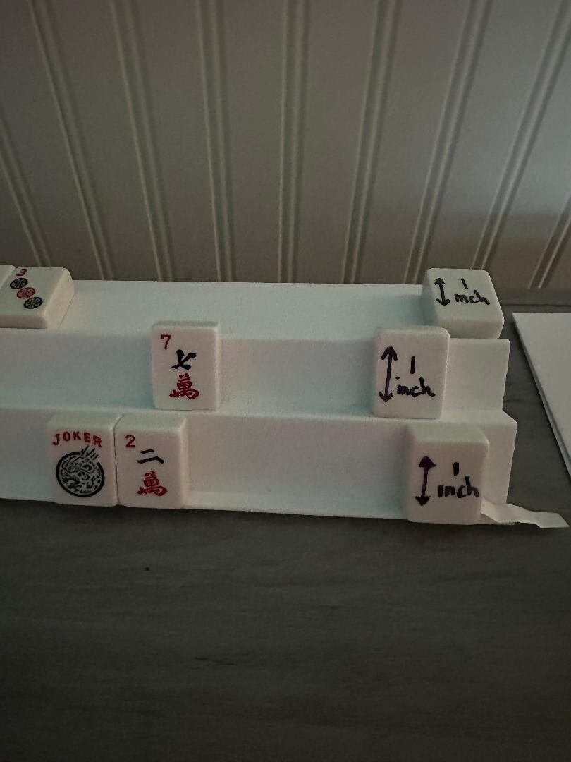 SIAMESE MAH JONGG RACKS – SET OF 2 WHITE RACKS