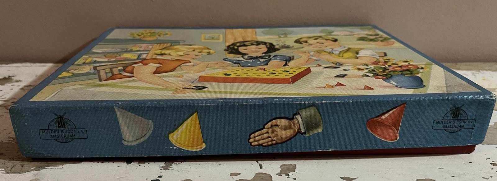 Vintage 1959 Mulder & Zoon Hupla Game No. 1252 – Toss The Hat – Made In Holland
