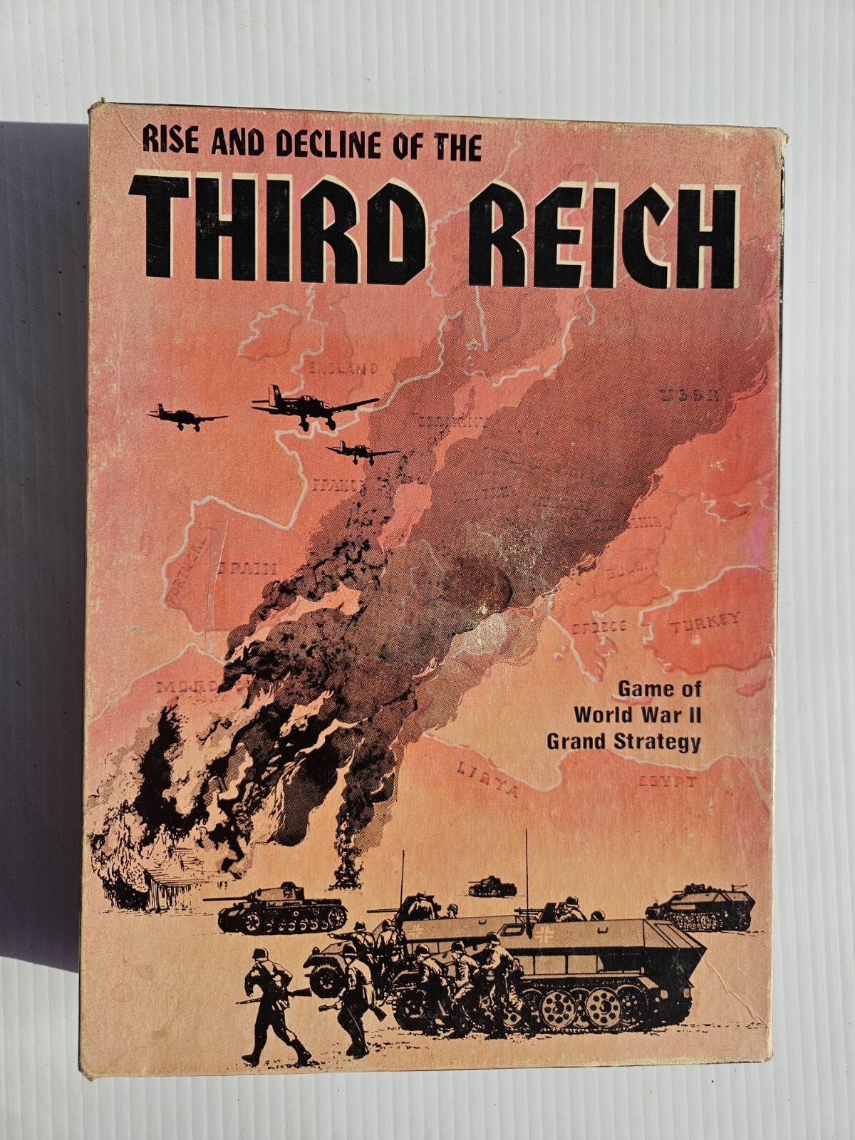 Rise and Decline of the Third Reich Avalon Hill Game Company #813 Unpunched