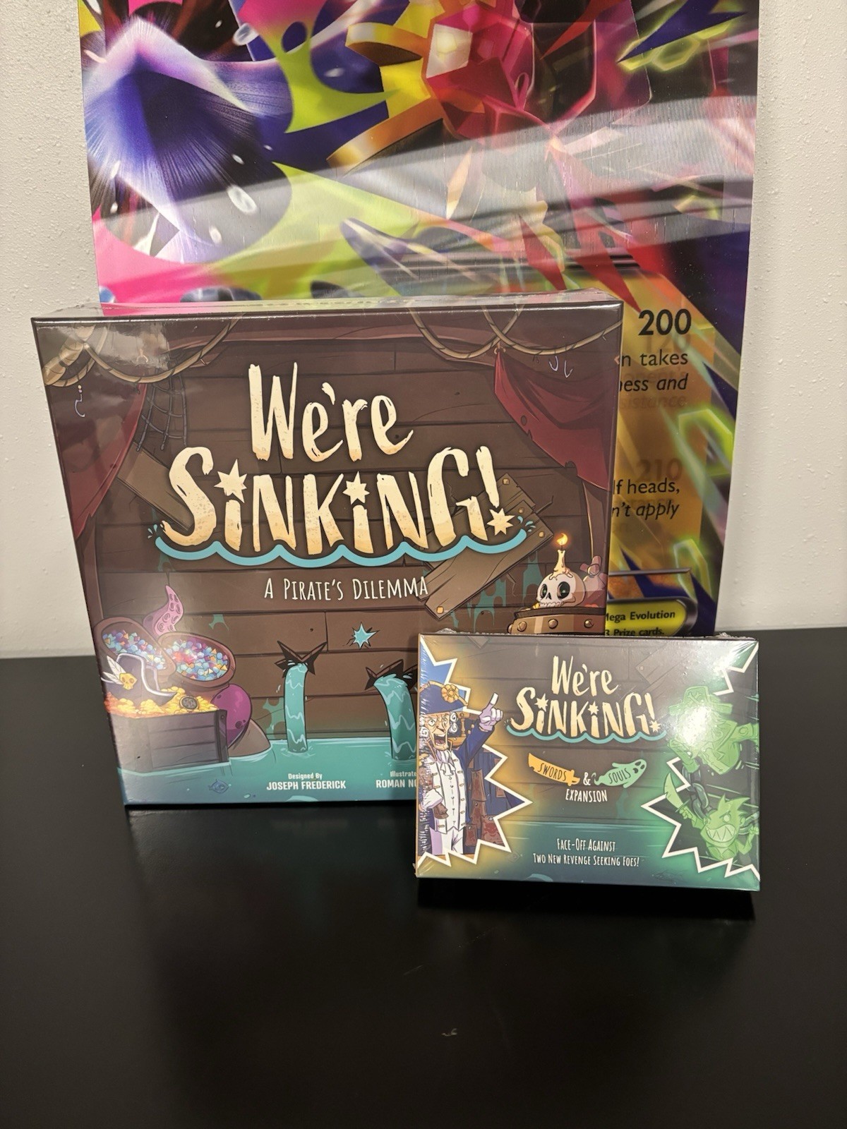 Brand New We’re Sinking! Pirates Dilemma W/ Swords & Souls Expansion Board Game