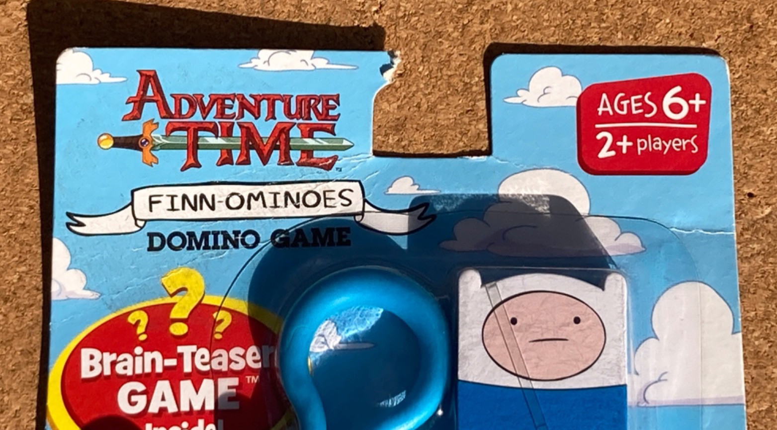Adventure Time Collectible Finn Domino Game Cartoon Network Briarpatch Rare Find