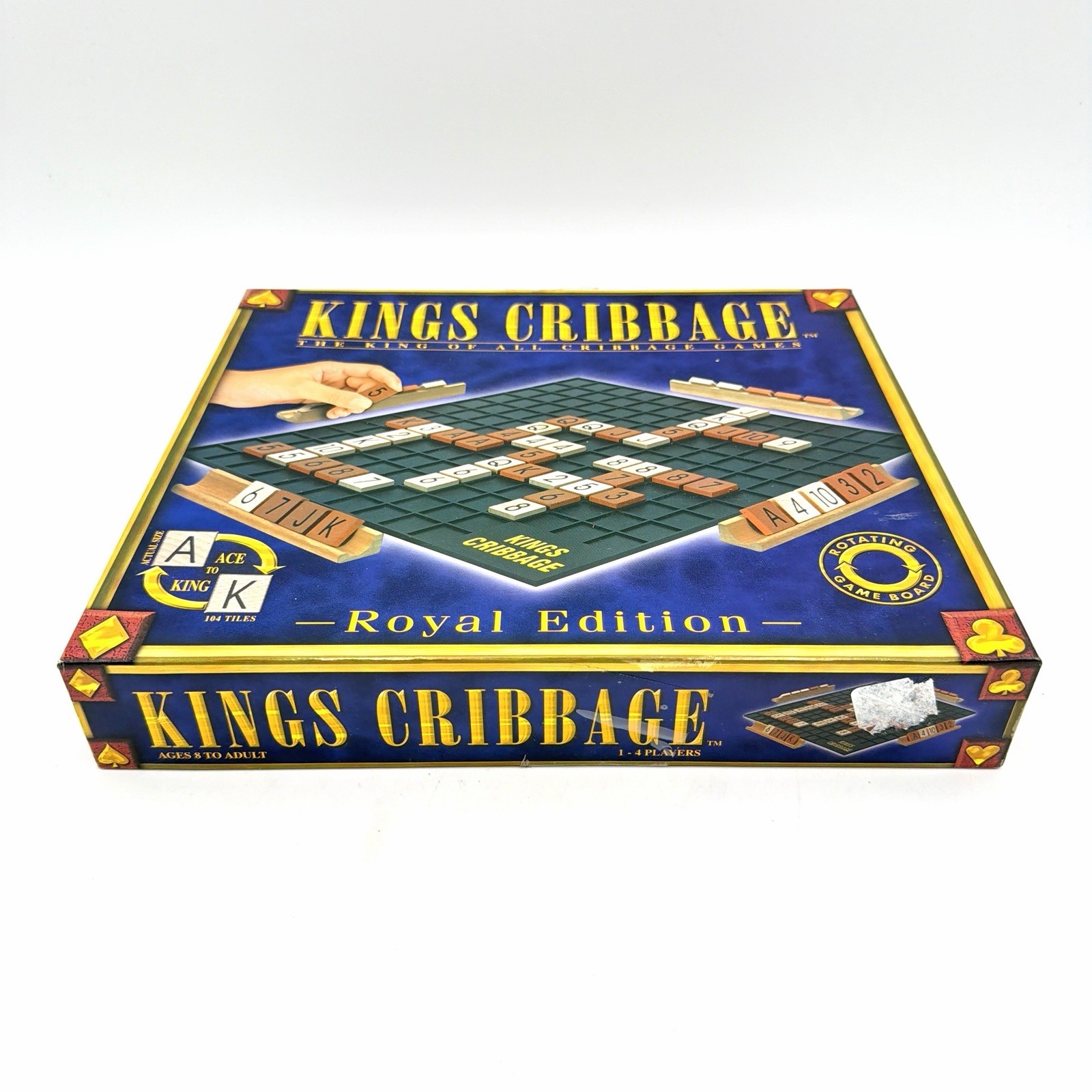 Kings Cribbage Royal Edition Board Game 100% Complete (2013, Everest) NEW – OPEN