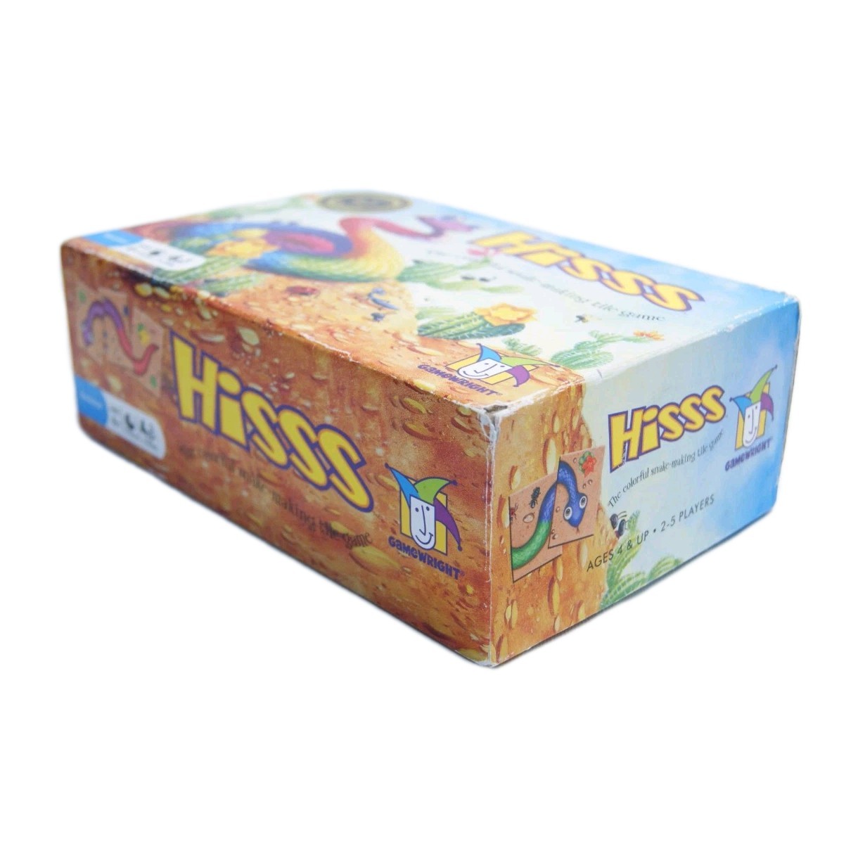 HISSS The Colorful Snake Making Tile Matching Game 2016 Gamewright Complete
