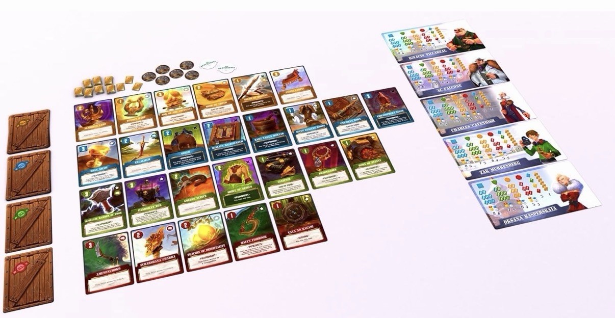 Warehouse 51 Card Game by Fun Forge & Passport Studios. Complete Excellent Cond