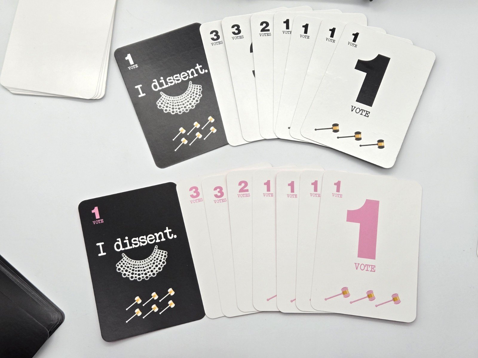 I Dissent Board Game of Supreme Opinions Ruth Bader Ginsberg Complete Cards