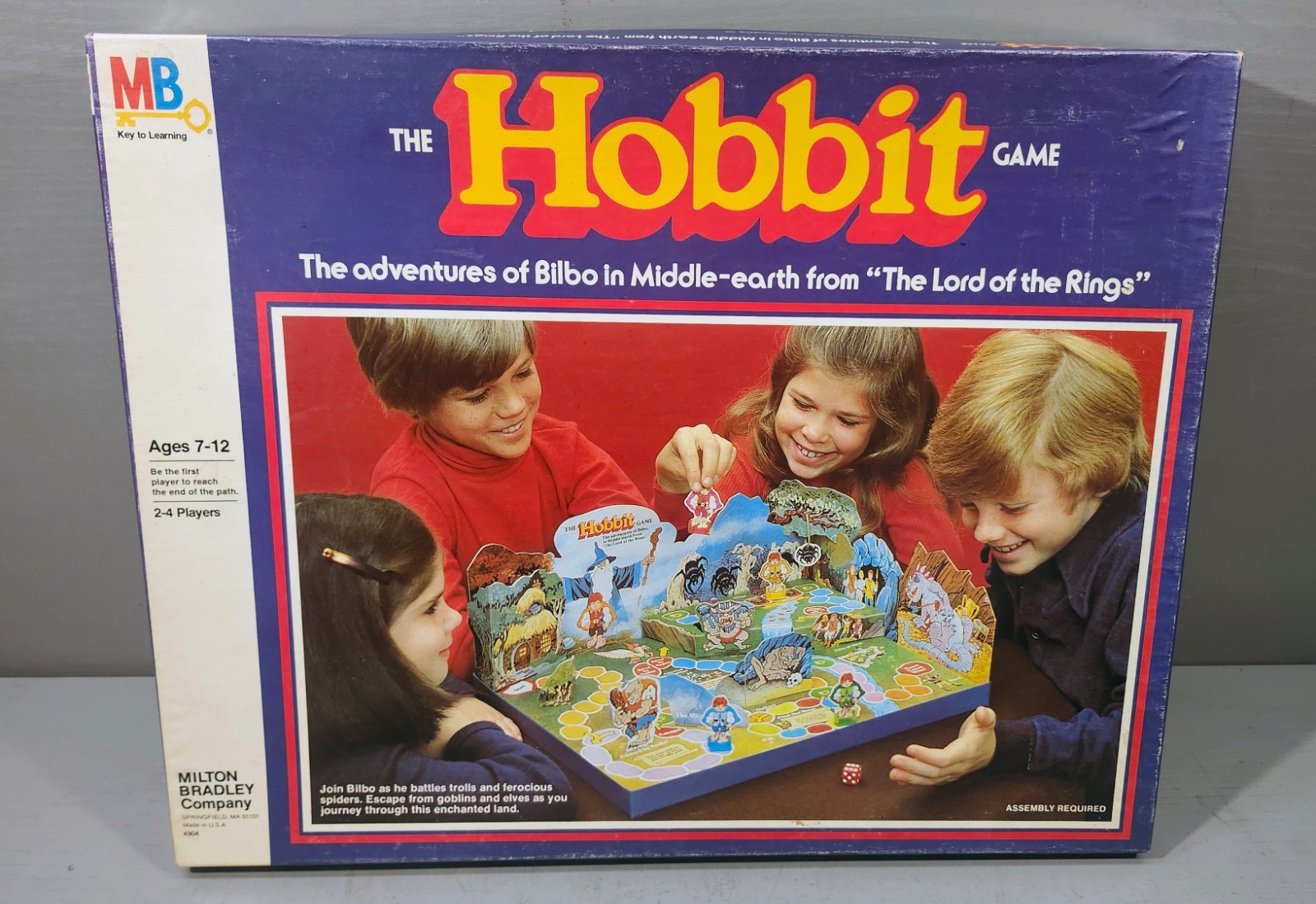 The Hobbit Game 1978 – Milton Bradley Board Game Vintage Complete *Never Played*