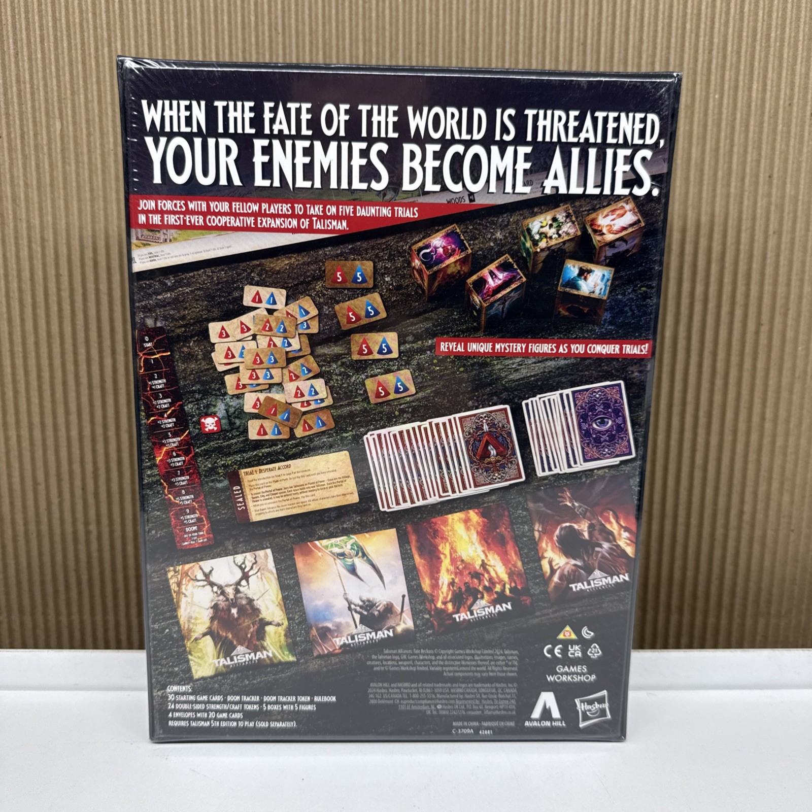 Hasbro Gaming Talisman Alliances: Fate Beckons Board Game Expansion Strategy NEW
