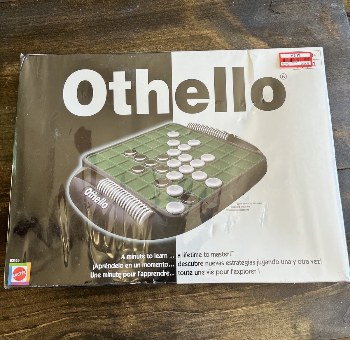 Othello Board Game 2005 Mattel NEW Sealed