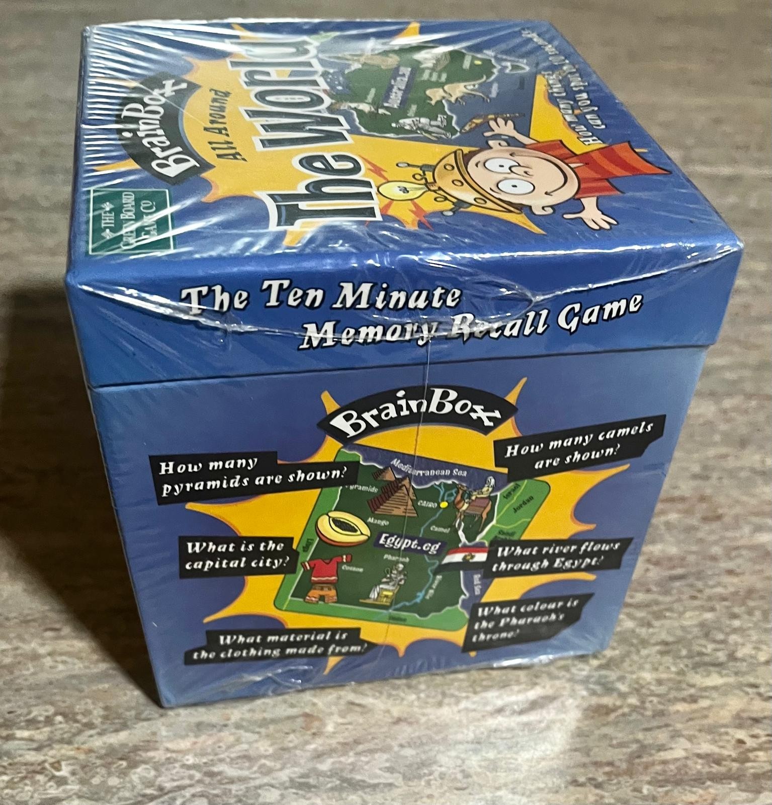 Brain Box, The World Australi Memory Recall Game NEW! MindWare Geography