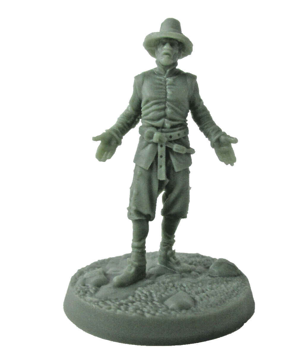 SOLOMON KANE Board Game 4x MALE VILLAGER Minis NEW!!
