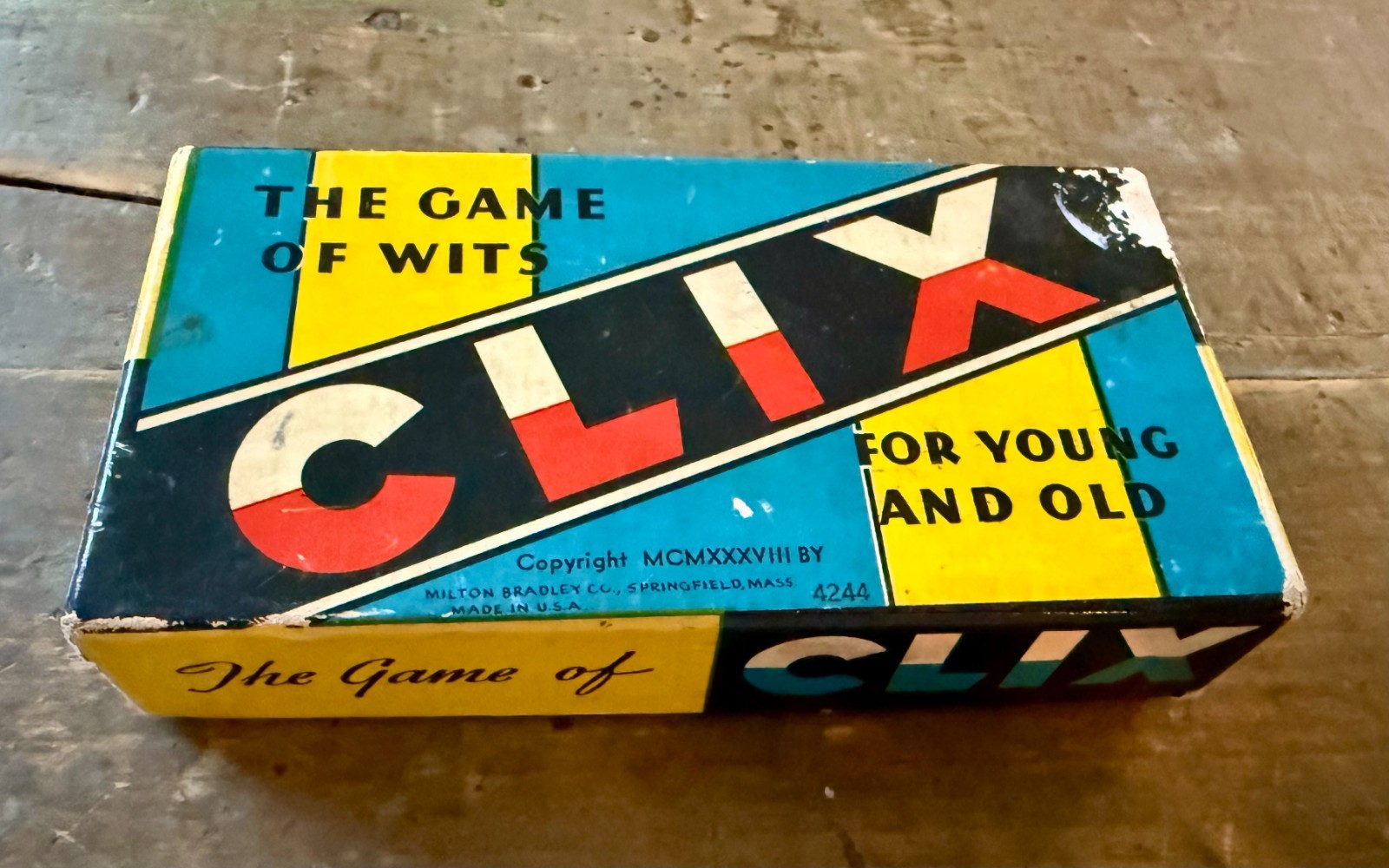 The Game of Wits CLIX – 1938 – Milton Bradley | RARE Find