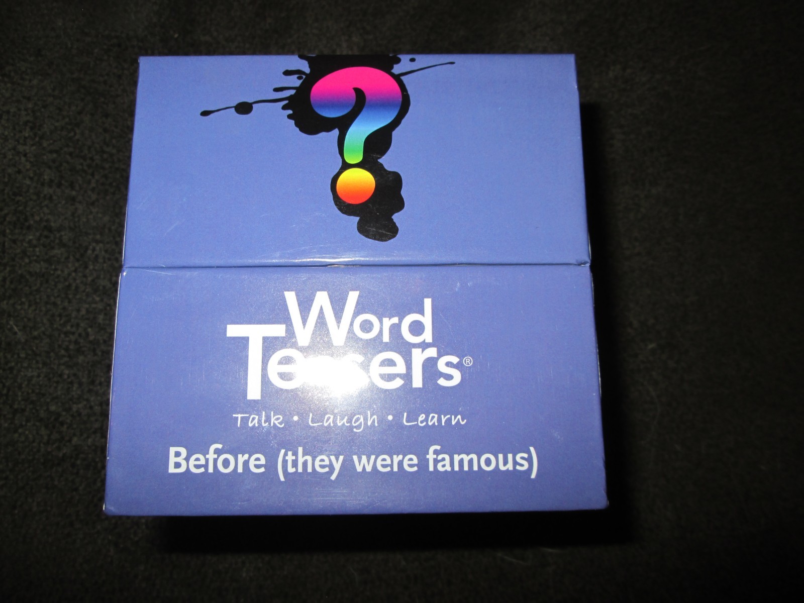 Word Teasers TRIVIA CARD Family Game — Before They Were Famous (Celebrities)