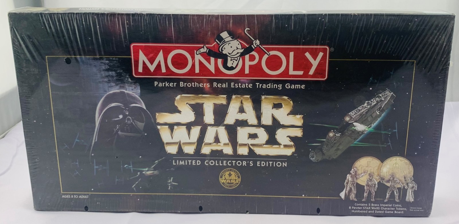 1997 Monopoly Game Star Wars Limited Collectors Edition Parker Brothers Sealed