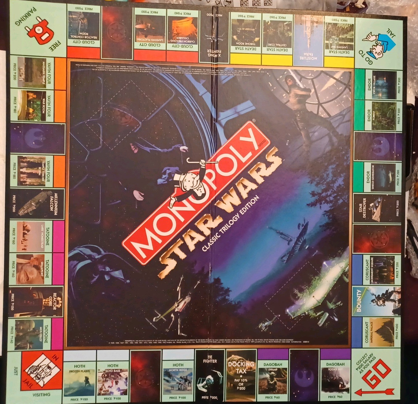 Star Wars Monopoly 1997 Limited Collectors Edition 20 Years Complete