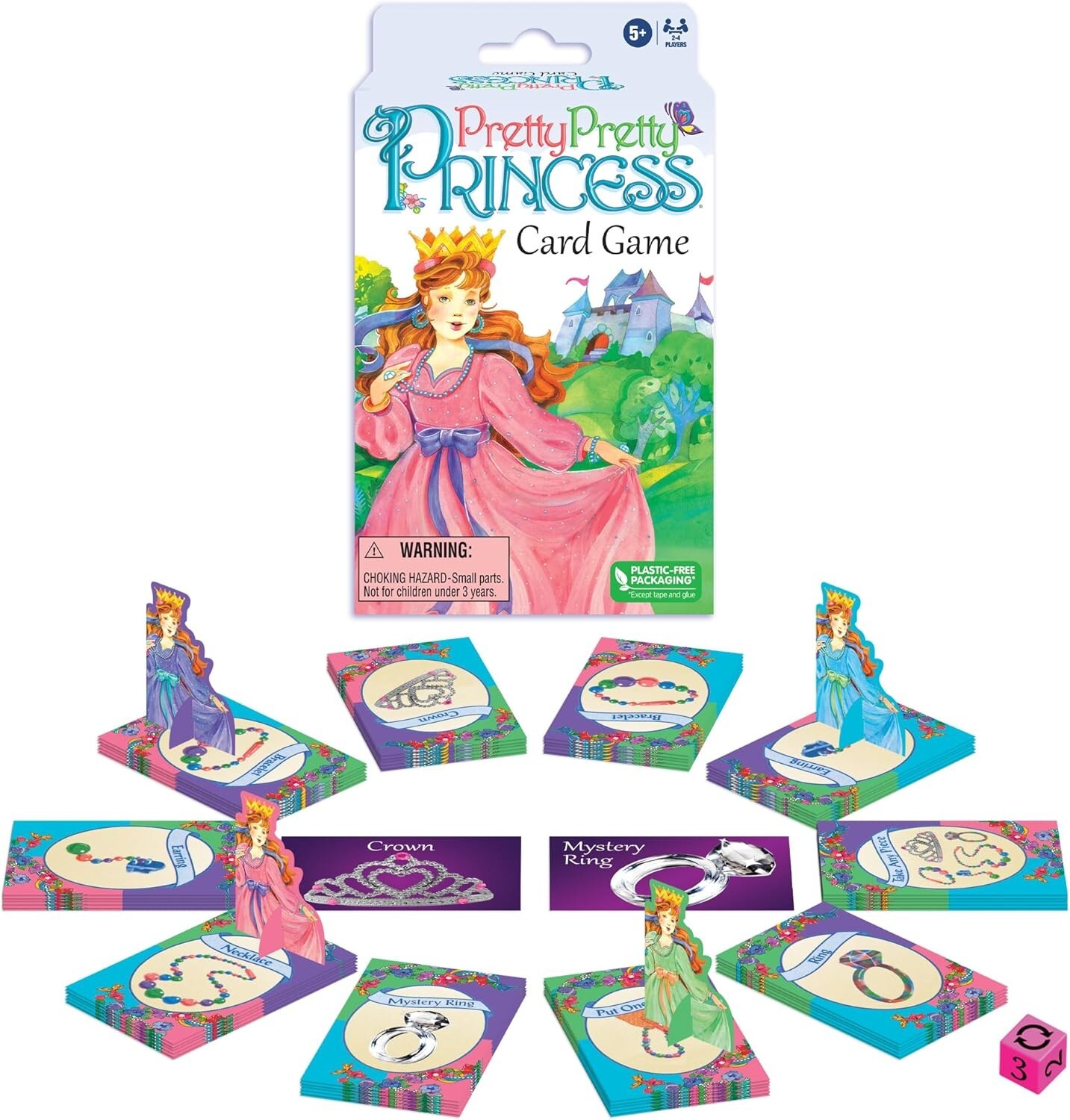 Pretty Pretty Princess CARD GAME – Family Game Night Kids NO READING REQUIRED