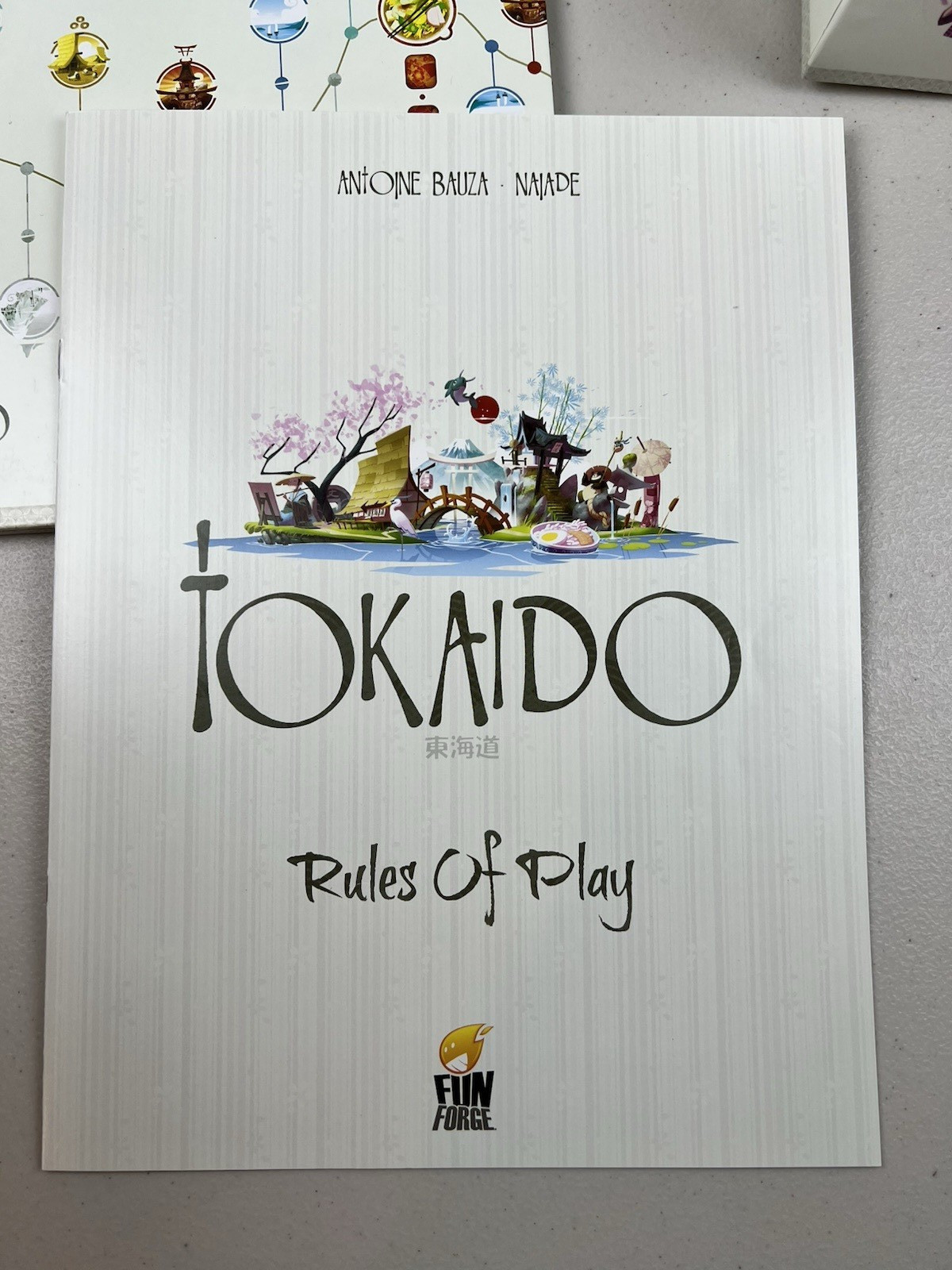 Tokaido Board Game Fun Forge 2012 COMPLETE Excellent