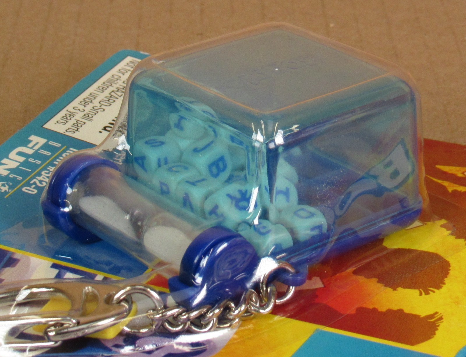 Mini “Boggle” Game Keychain by Hasbro/Basic Fun 2005 NIP