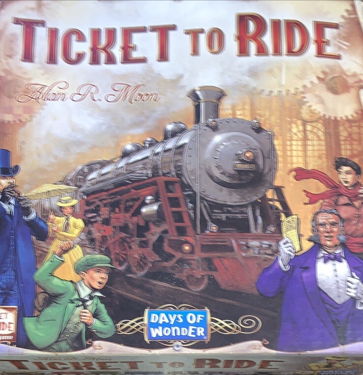 Days of Wonder Ticket To Ride by Alan R. Moon Train Adventure Board Game