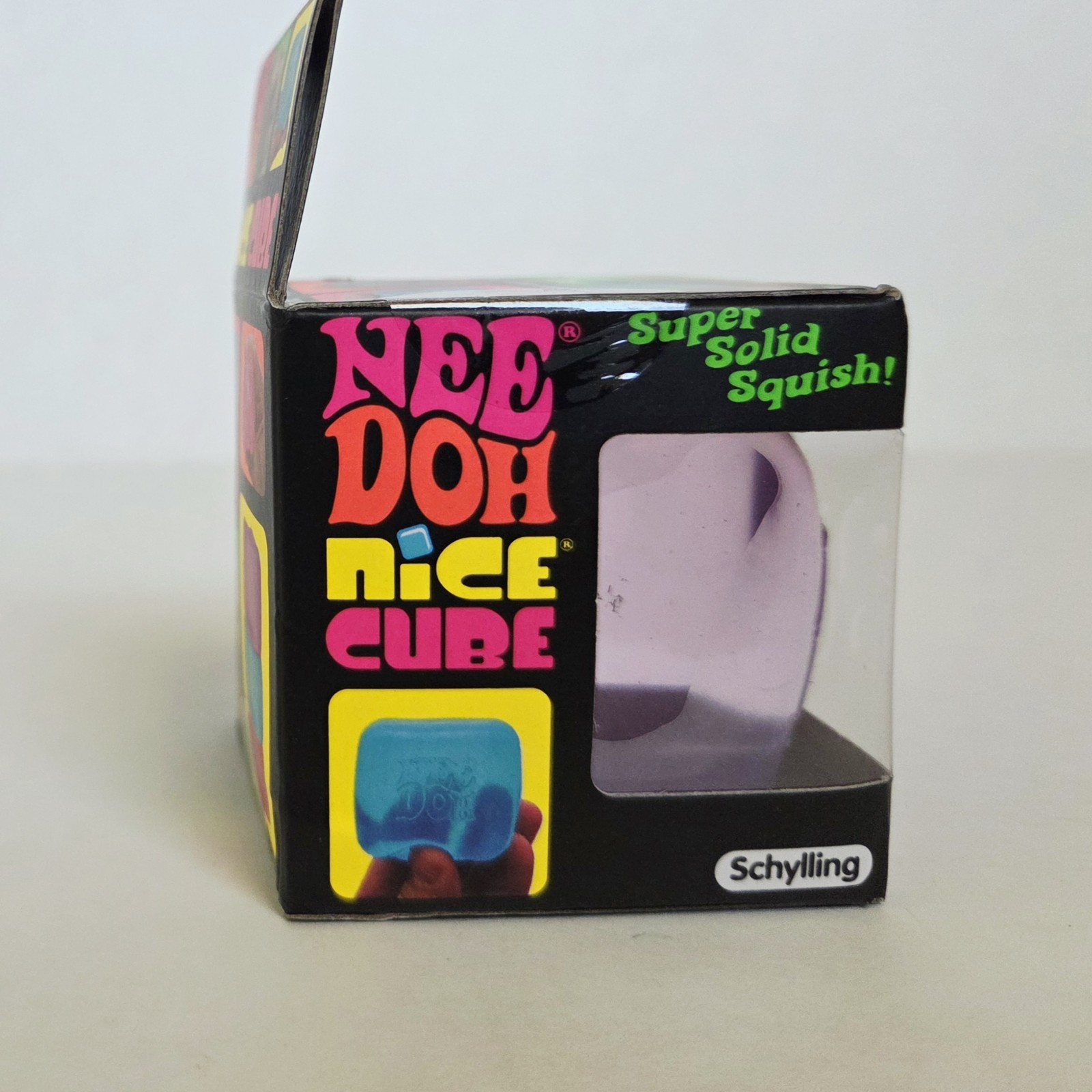 PURPLE NeeDoh Nice Cube Nee Doh Nicecube 2.25″ Squishy Stress Toy 100% AUTHENTIC
