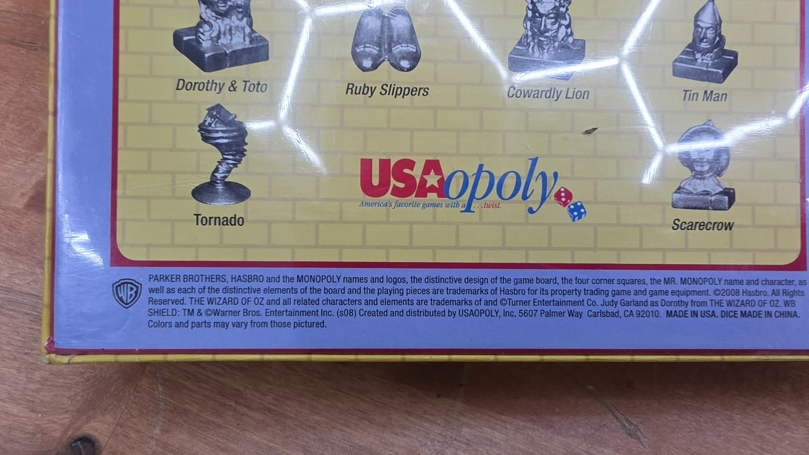 THE WIZARD OF OZ COLLECTOR’S EDITION MONOPOLY BOARD GAME NEW (SEALED)