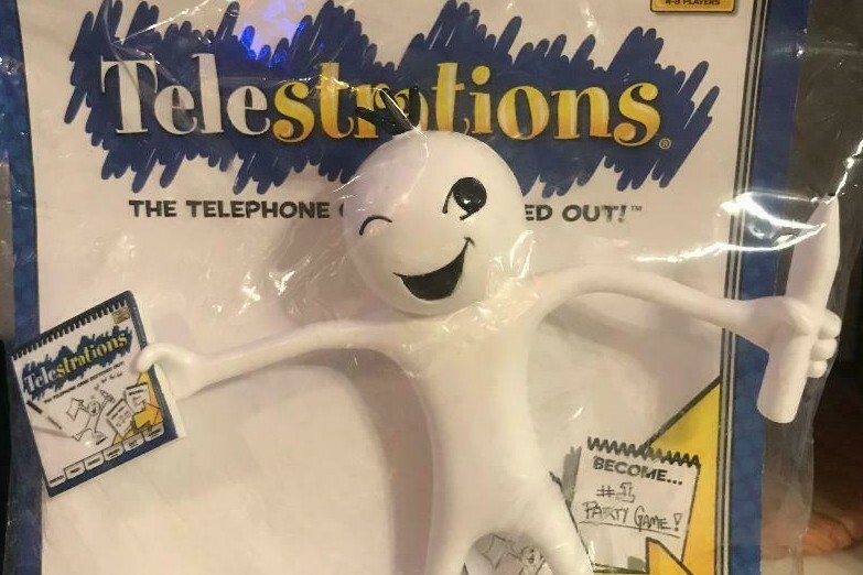 Telestations Man – Promotional Piece – Bendy Figurine – Great for Game Room 2011