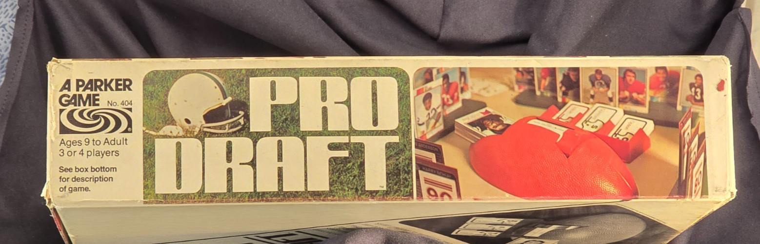 1974 Pro Draft Game by Parker Brothers Complete in Great Condition FREE SHIPPING