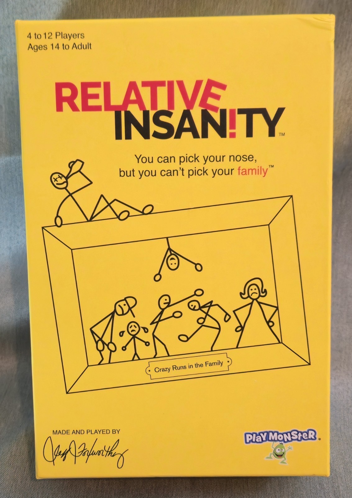 Relative Insanity Game -Jeff Foxworthy- Brand New Factory Sealed Free Shipping