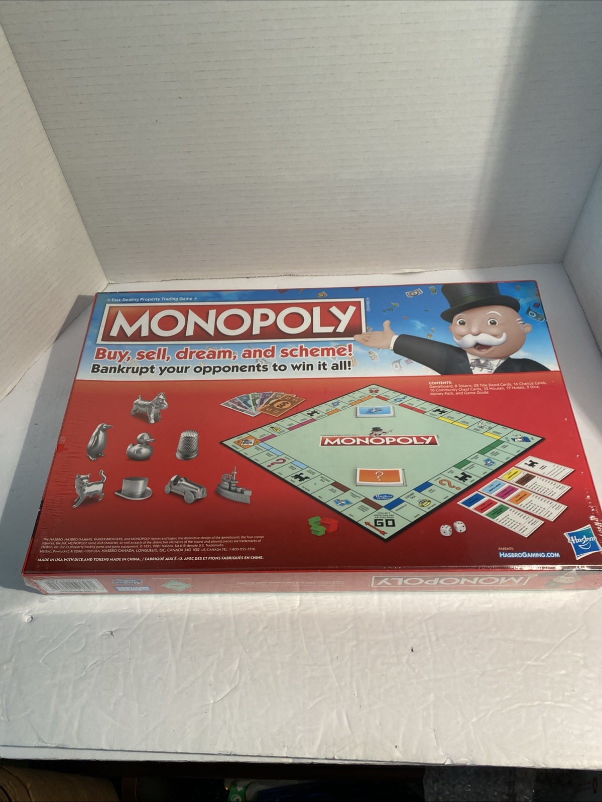 Monopoly Game Family Board Games for 2 to 6 Players 8+ Hasbro New Factory Sealed