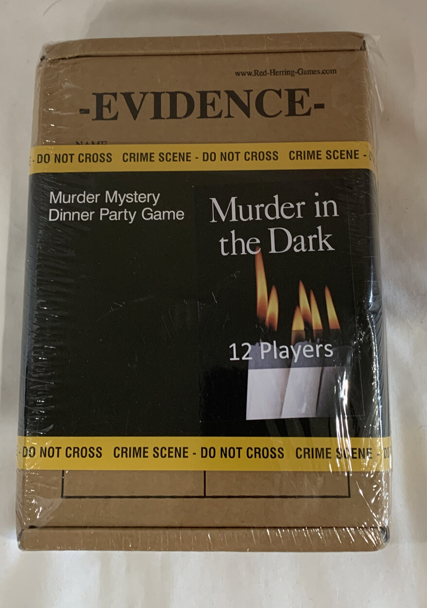 Murder In The Dark Murder Mystery Dinner Party Game 12 Players