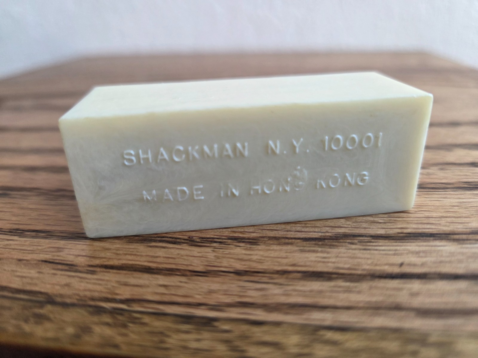 VTG Shackman Tiny Miniature Dominoes Set w/ Case Bone Color Made in Hong Kong