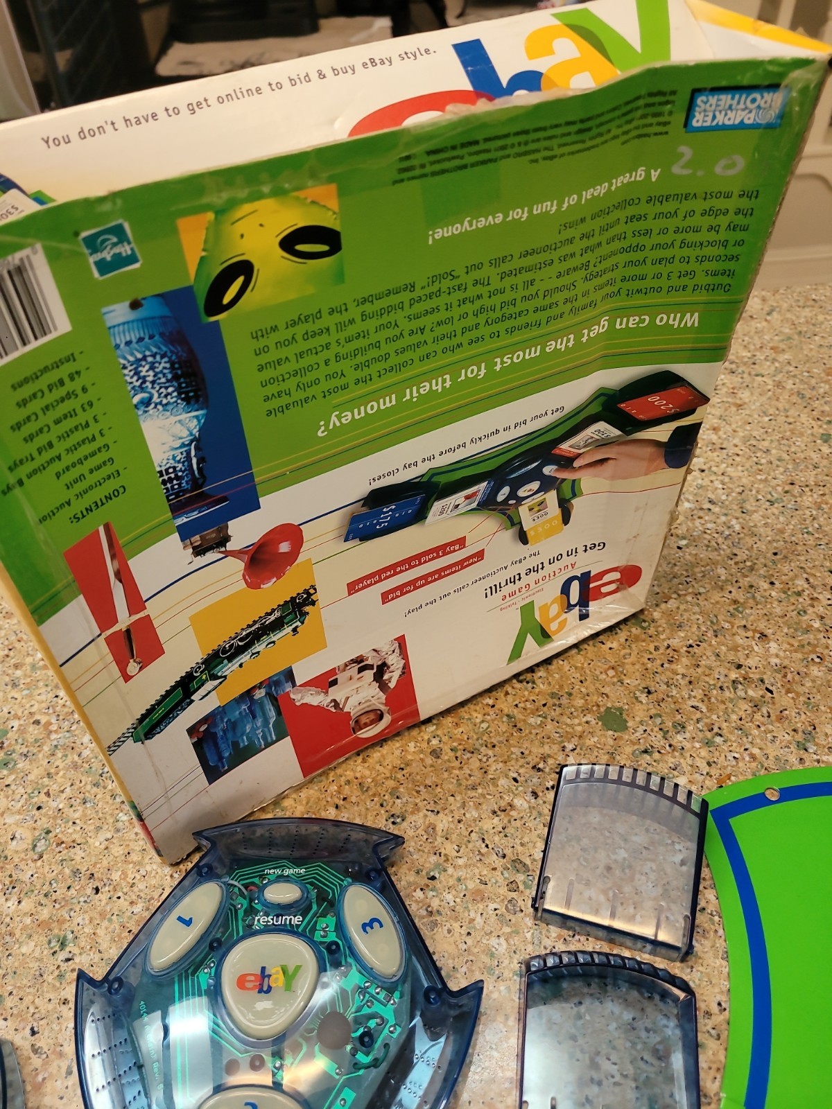 eBay Auction Electronic Talking Board Game 2001 Hasbro Parker Brothers 99% Compl
