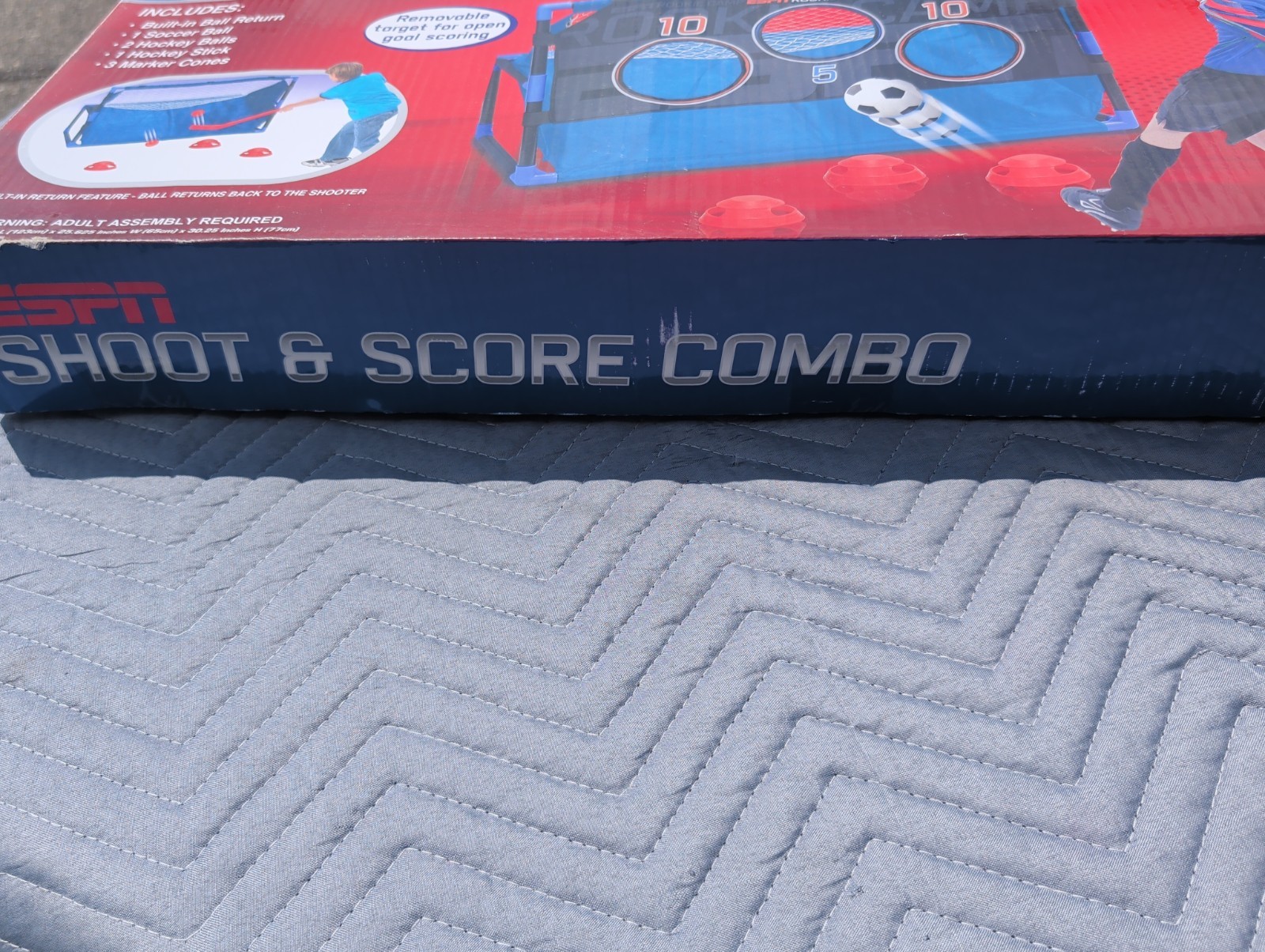 ESPN Rookie Camp Shoot & Score Combo game set, designed for indoor or outdoor…