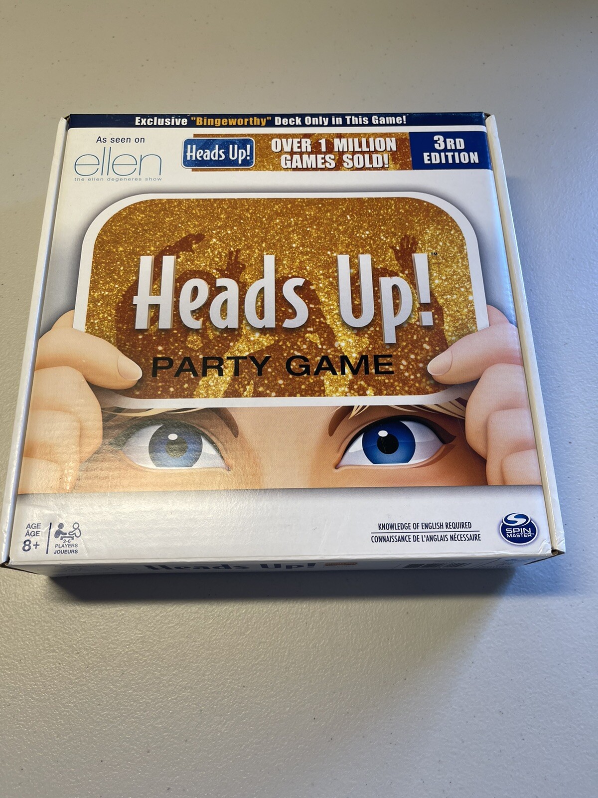 Heads Up! Party Game 3rd Edition | New / Sealed | As Seen On Ellen | 2-6 Players