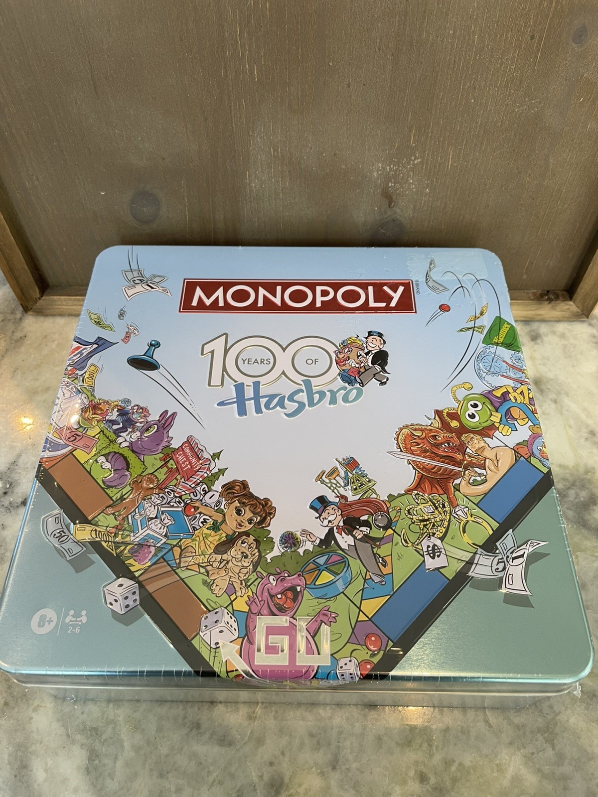 Monopoly HASBRO 100th Anniversary Edition • Collectible Tin NEW SEALED