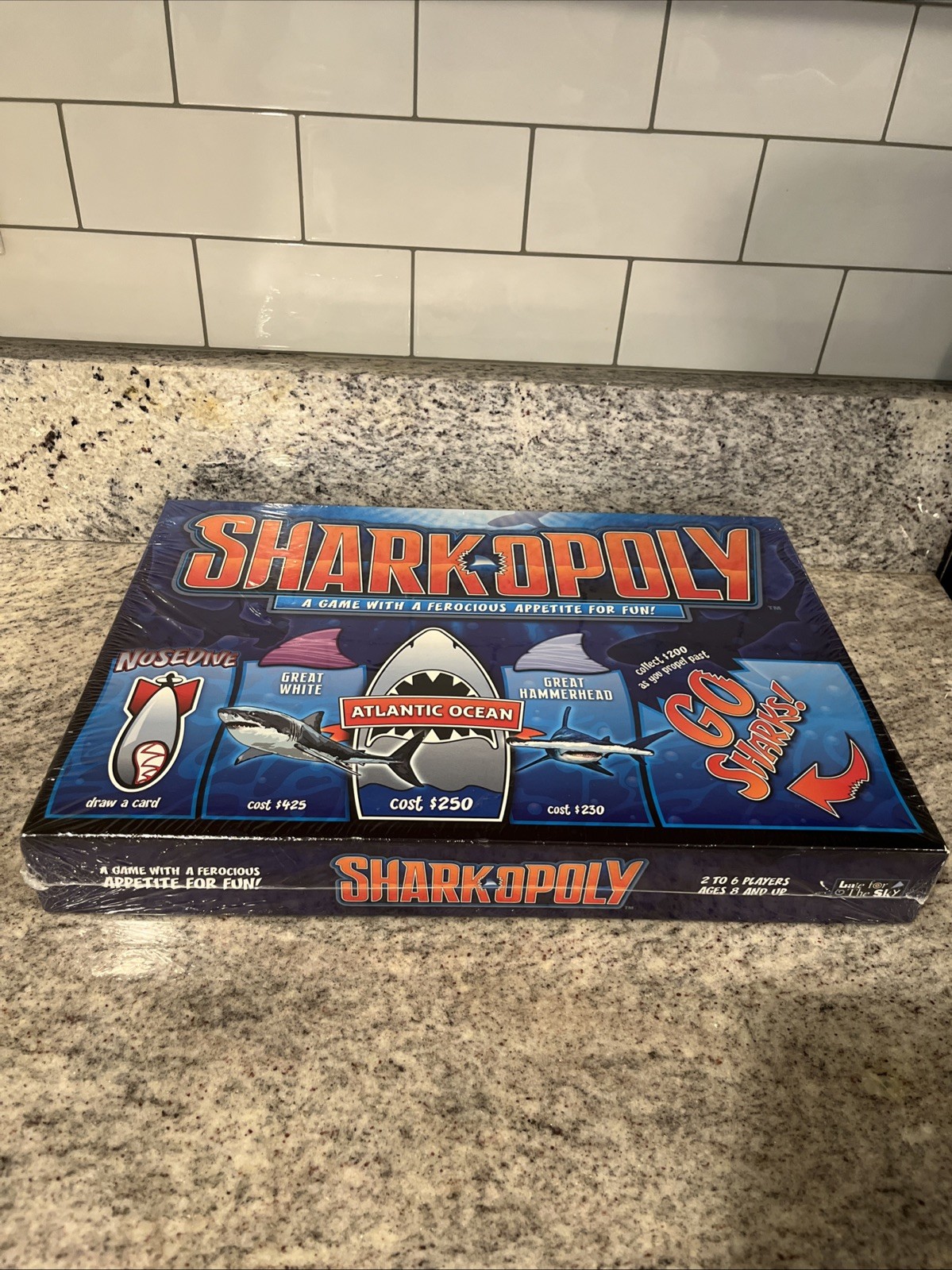 Sharkopoly Sealed Board Game Shark Mania USA Made