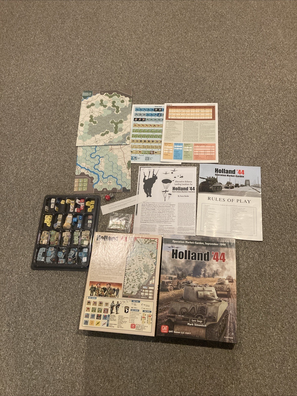 Holland ’44 – Mark Simonitch WWII War Game – GMT Games (Used – EX)