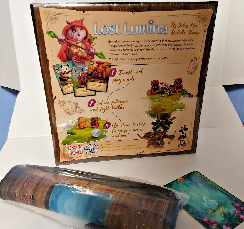 NIS Lost Lumina + Playmat + Kickstarter Promo Board Game (English)