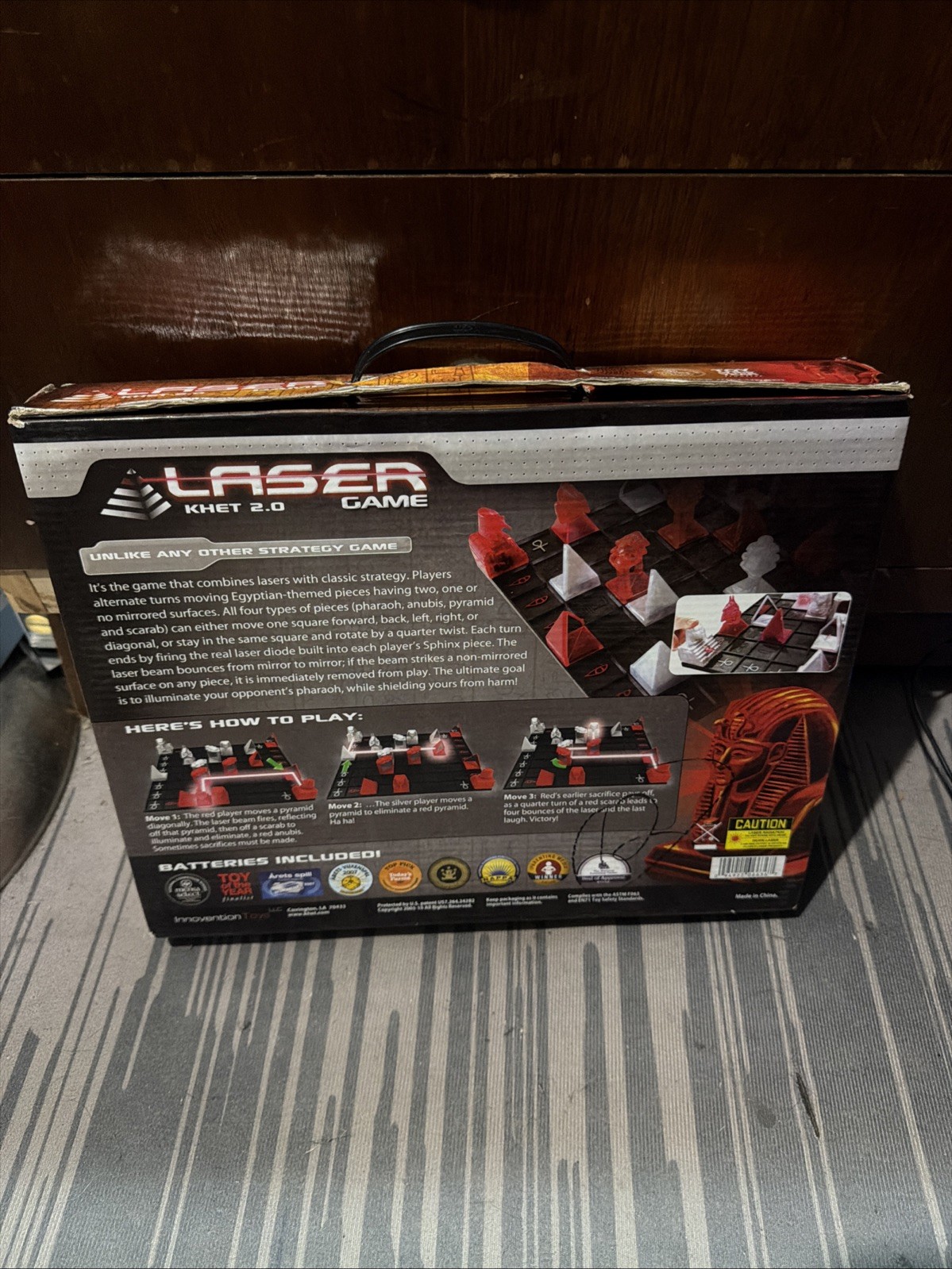 Laser Board Game Khet 2.0 Strategy Mensa Select Toy of the Year Complete Untest
