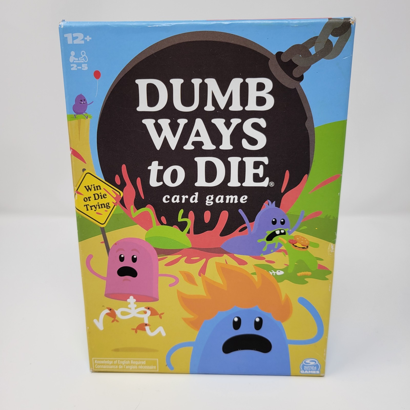 Dumb Ways to Die Card Game Survival Strategy 2-5 Players Ages 12+ Spin Master