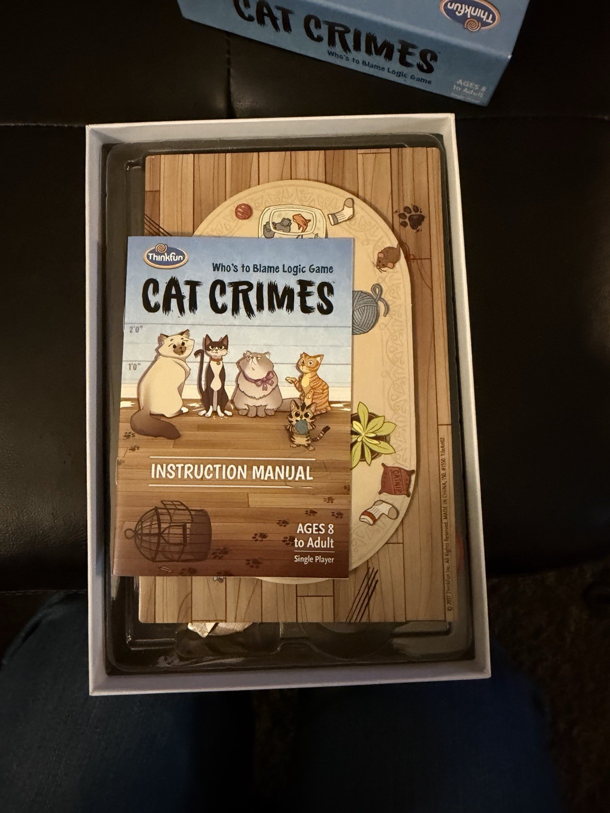 ThinkFun Cat Crimes Logic Game Complete Set, Single Player, Ages 8+, 40 Challen…