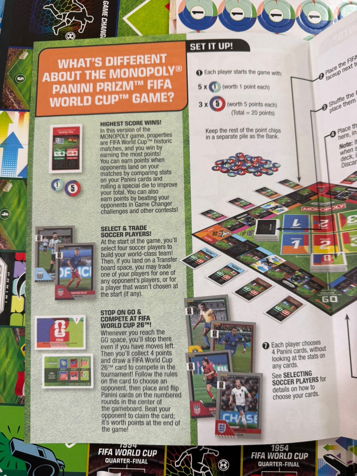 2026 Prizm Soccer Monopoly FIFA World Cup Game Board NEW SEALED Football Mundial