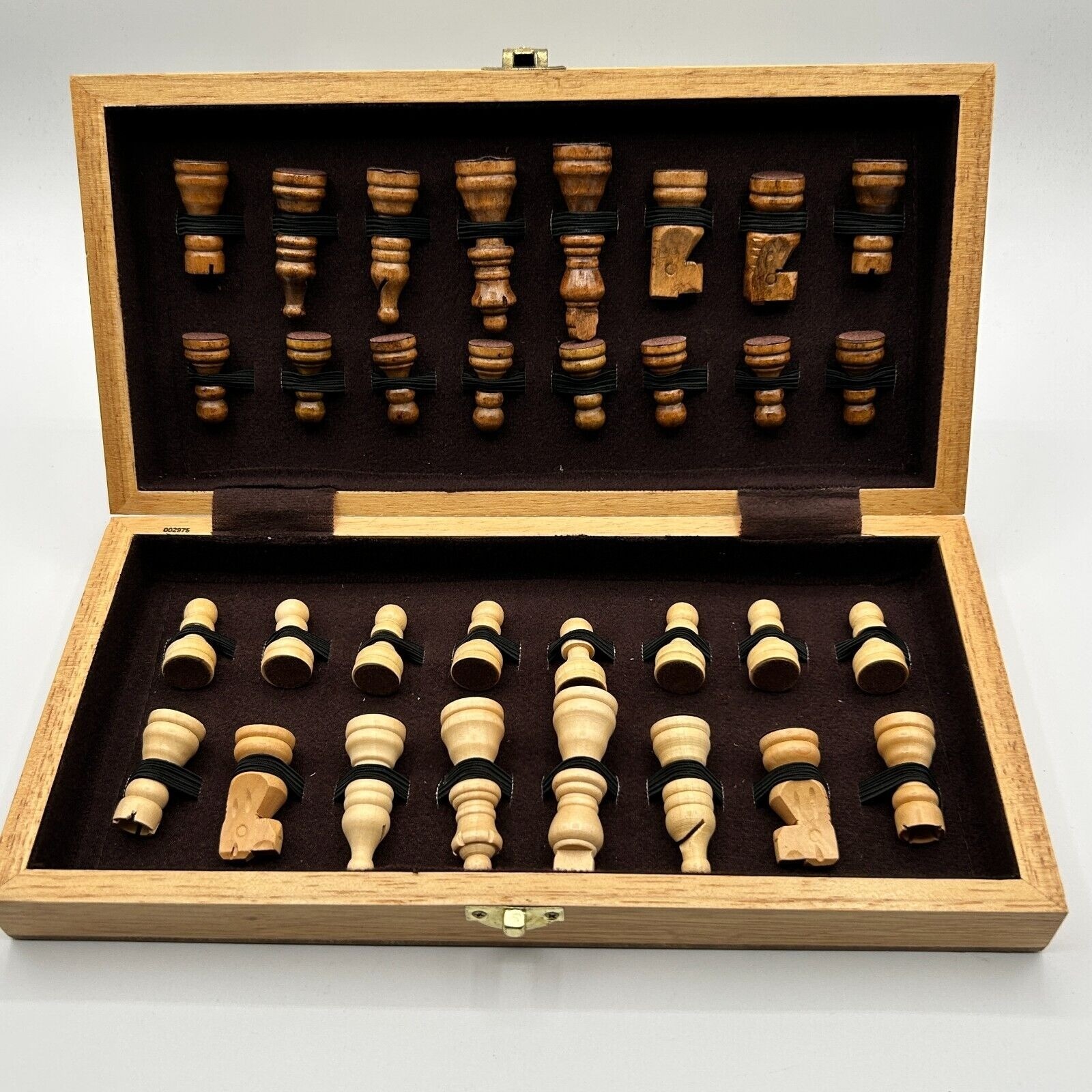 House Of Marbles Folding Wooden Chess Set With Storage Box
