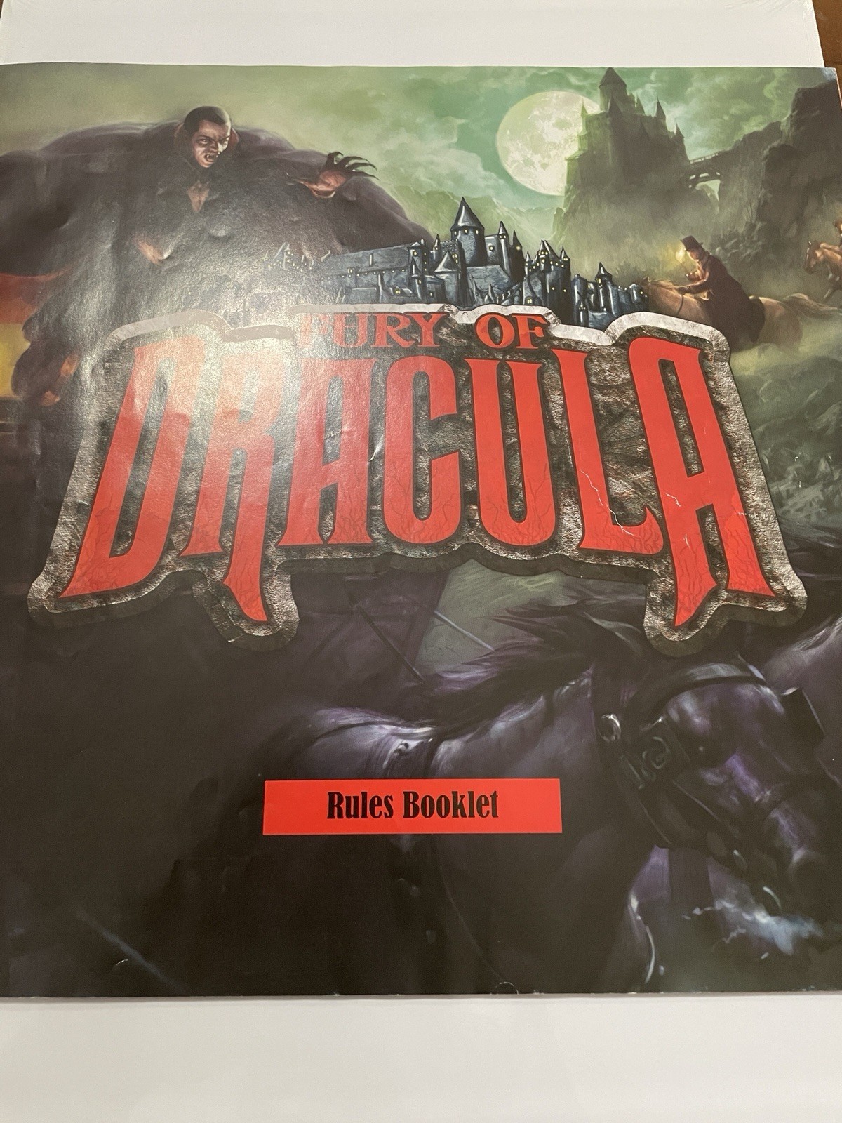FURY OF DRACULA GOTHIC HORROR BOARD GAME 2ND EDITION FANTASY FLIGHT AS IS READ